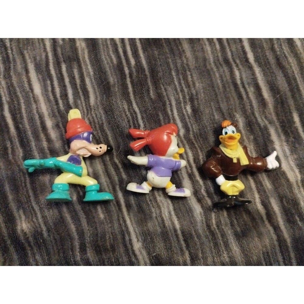 KELLOGG’S 1992 Darkwing Duck PVC figures Lot Of 3
